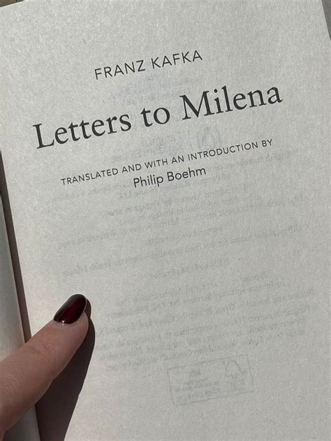 Letters To Milena Franz Kafka In 2024 Classic Books Books To Read