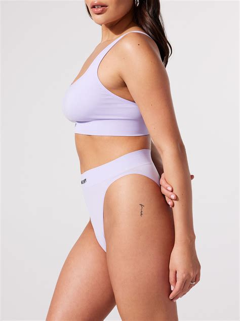 Seamless High Waist Bikini Panty In Purple SAVAGE X FENTY