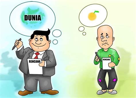Ilustrasi Orang Sukses Punya Cara Sendiri Dalam Membuat Rencana
