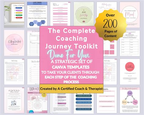 Done For You Life Coaching Worksheet Templates Bundle Coach