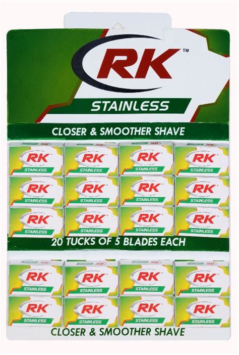 Manufacturer Of Rk Stainless Double Edge Razor Blade Rkrm