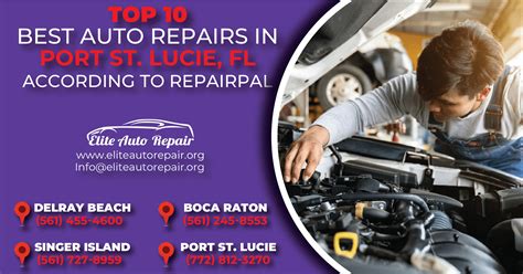Top 10 Best Auto Repairs in Port St. Lucie Florida - According to Repairpal