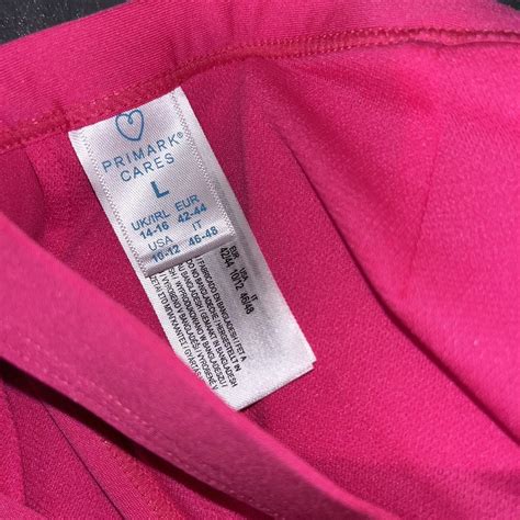 Primark Bright Pink Bikini Set Top Size Large Depop