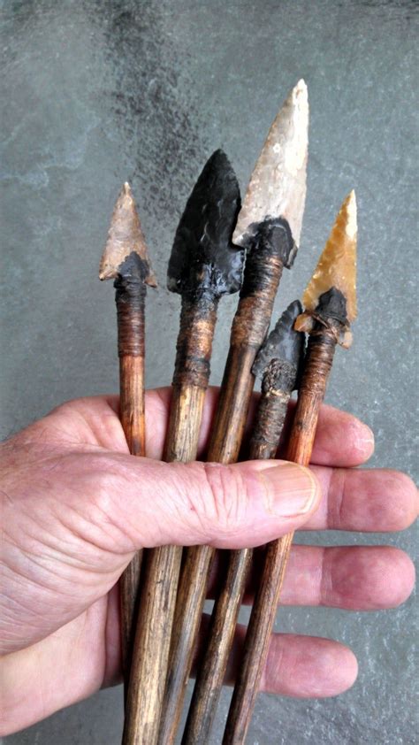 Stone Age Spear Arrow Fore Shaft Replications Museum Etsy Ireland