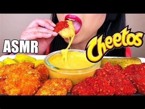 Cheesy Hot Cheetos Chicken Nuggets Asmr Spicy Flamin Hot Cooking Eating No Talking Asmr Phan