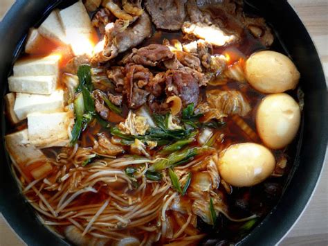 The Red Gingham Beef Sukiyaki Japanese Hot Pot