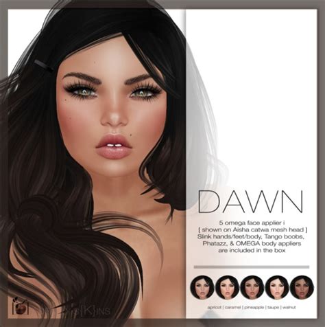 Second Life Marketplace 7 Deadly S K Ins Dawn Mesh Skin Box