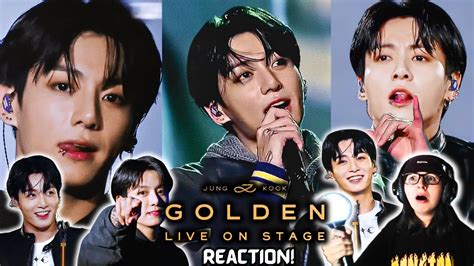 정국 Jung Kook GOLDEN Live On Stage ARMYMOO Reacts For The First Time