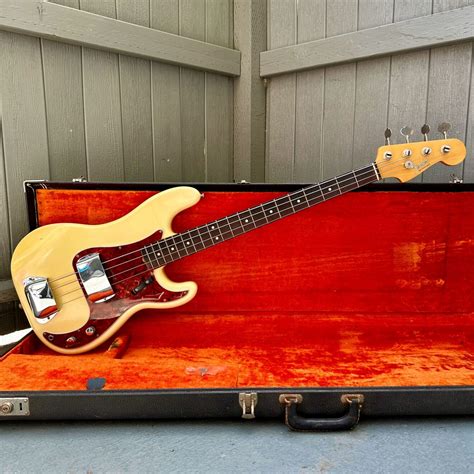 1965 Fender Precision Olympic White L Series All Original With Oshc I Want That Guitar