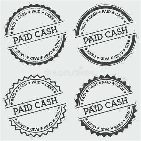Paid Cash Stamp Stock Illustrations 509 Paid Cash Stamp Stock