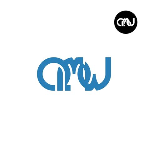 Dise O De Logotipo Monograma Letra Qmw Vector Premium