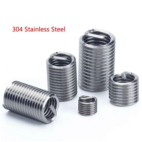 5 50Pcs M2 M16 304 Stainless Steel Thread Repair Insert Wire Screw