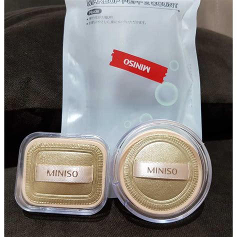 Jual MINISO Make Up Puff 2 Count Nude Miniso Japan Shopee Indonesia