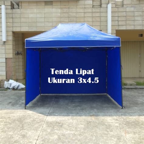 Jual Tenda Lipat X Lengkap Dinding Polos Sisi Shopee Indonesia