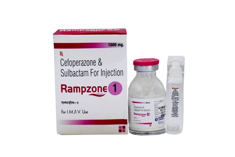 Rampzone 1 Allopathic Cefoperazone And Sulbactam For Injection 1gm