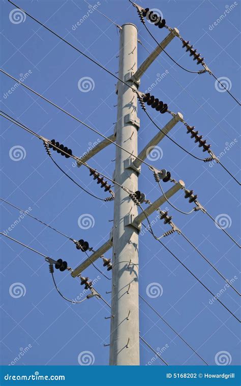 Electrical Utility Pole Stock Photo Image Of Tension 5168202