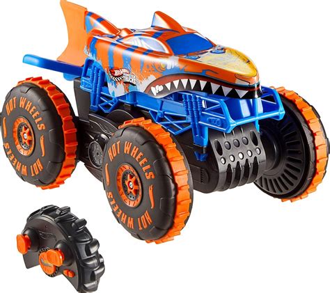 Hot Wheels Monster Truck Rc Tiger Shark Climber