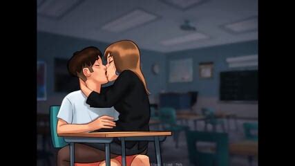 Summertime Saga French MILF Professor Kisses Her Student On His Chair Ep 85