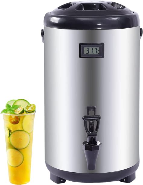 Stainless Steel Insulated Beverage Dispenser 3 17Gal Insulated Thermal Hot And Cold Beverage
