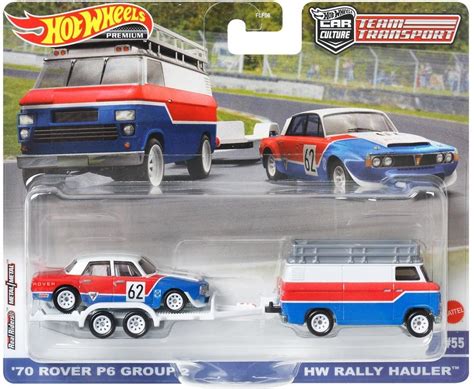 Hot Wheels Collector Veh Culo De Colecci N Rally Van Con Trailer A Escala Para Ni Os De