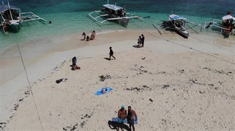 Aerial View Of Naked Island Siargao Philippines K Stock Footage Video World Footage