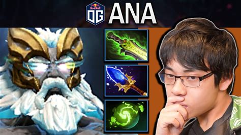 Zeus Dota Gameplay Og Ana With Kills And Refresher Dota Dota