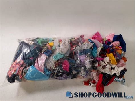 3 5 Lbs Of Loose Unsorted Mattel Barbie Fashion Doll Clothing