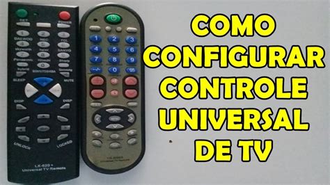 Controle Universal Como Funciona