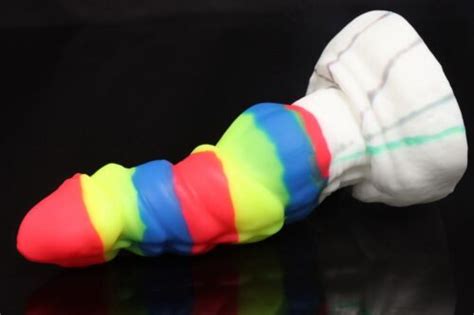 NEW Bad Dragon NOVA Fantasy MEDIUM Silicone Dildo SUCTION CUP Base Toy UV GLOW EBay