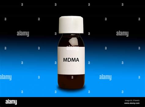 Mdma Bottle Illustration Stock Photo Alamy