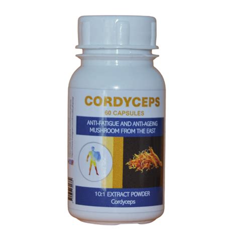 Cordyceps 101 Mushroom Extract Powder Capsules 60s Innovita