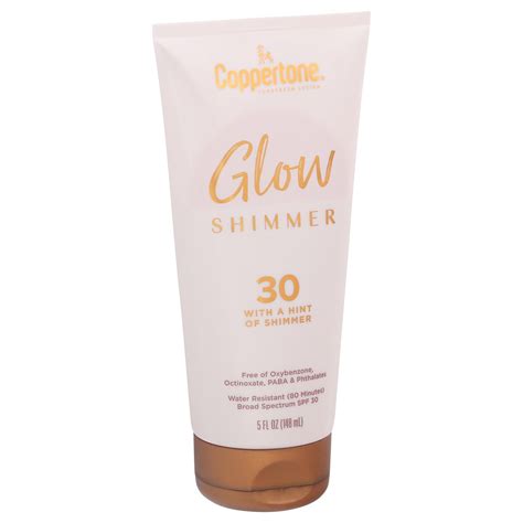 Coppertone Glow Spf 30 Lotion 5 Fl Oz New Upc 5 Oz Shipt