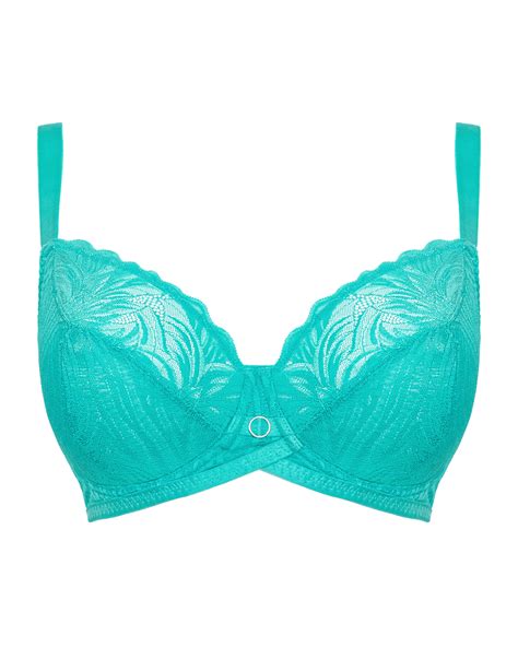 Lace Daze Balcony Bra Blue Lagoon Tkd Lingerie