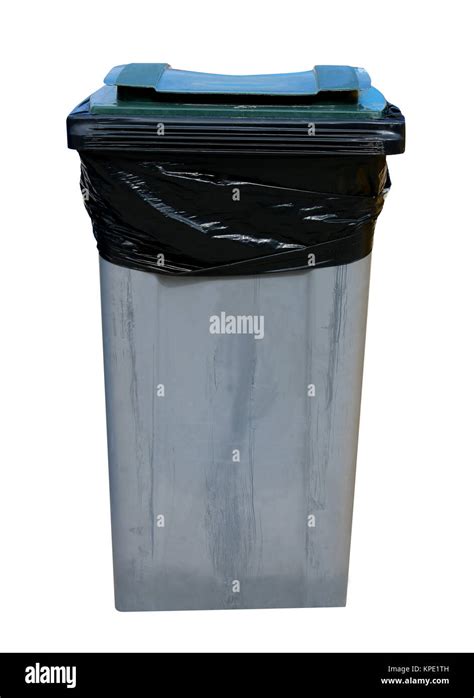 Gray Recycling Bin Stock Photo Alamy