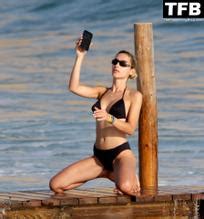 Maxim Magnus Sexy Poses Showing Off Her Hot Figure In A Bikini On Holiday In Ibiza AZNude