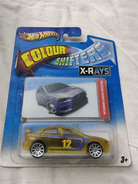Hot Wheels Colour Shifters Mitsubishi Lancer Evolution X X Rays Hobbies Toys Toys