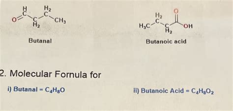 Solved What Is The Balanced Equation For The Reaction Of Butanal To