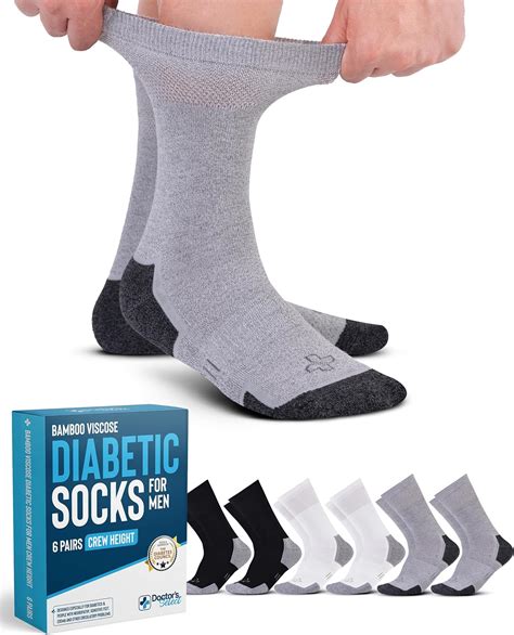 Doctors Select Bamboo Viscose Diabetic Socks For Men 6