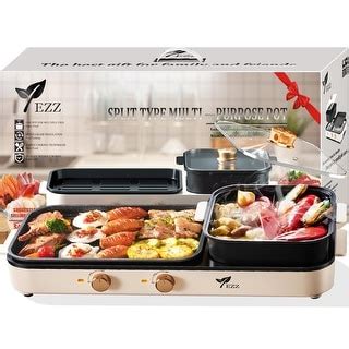 Electric Hot Pot With Grill Bbq Grill Indoor In Multifunction Removableseparate Dual