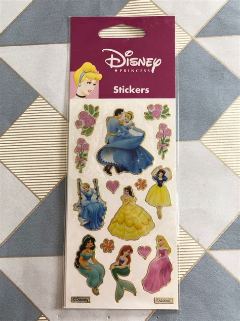 Disney Princess Stickers Etsy
