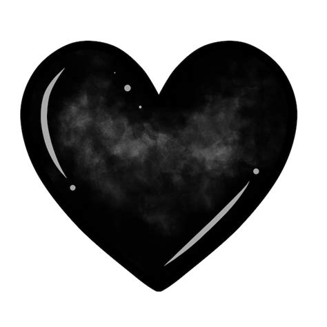 Premium Psd Black Love Illustration