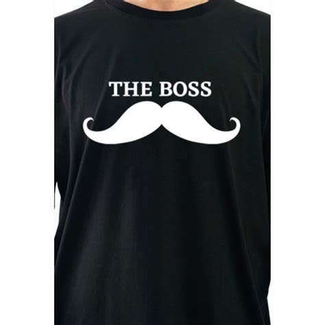 Set Tricouri Pentru Cuplu Personalizat Cu Mesaj Text The Real Boss