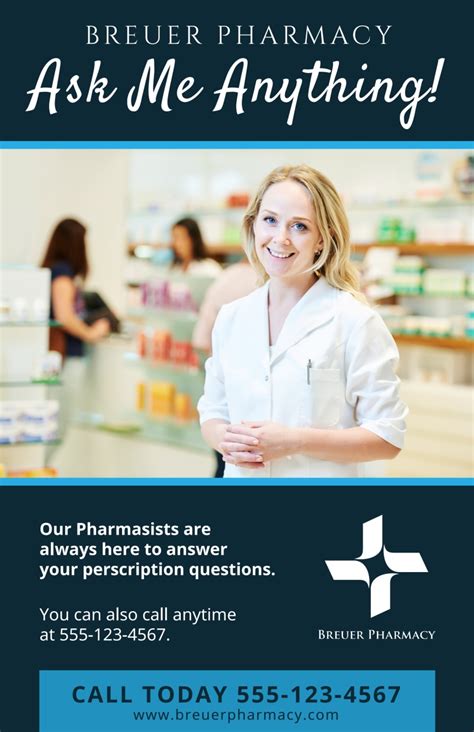 Pharmacy Poster Template Mycreativeshop