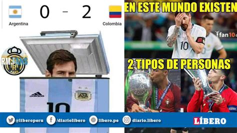 Messi Y Argentina Son V Ctimas De Crueles Memes Tras Caer Ante Colombia