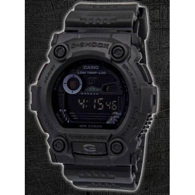 Sports Men Watch Casio G Shock Mat Moto Full Black Cermin Kaca