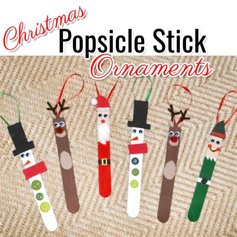 Popsicle Stick Christmas Crafts -See the DIY Holiday Ornaments Our ...