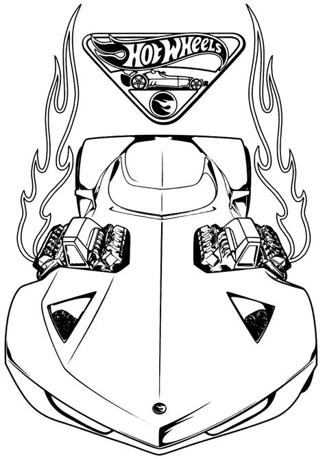 Desenhos Hot Wheels Para Imprimir E Colorir Como Fazer Em Casa