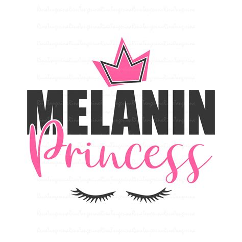 Melanin Princess Svg Black Lives Matter Svg Melanin Svg Afro Etsy