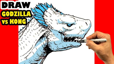 How To Draw Shimo Godzilla X Kong New Empire Step By Step Youtube