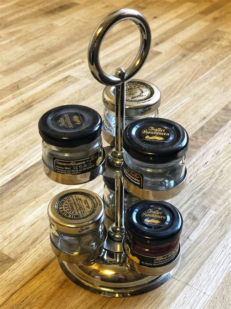 Stainless Steel 2 Tier Jam Pot Tree Holder 6 Pot For Jams Etsy Uk